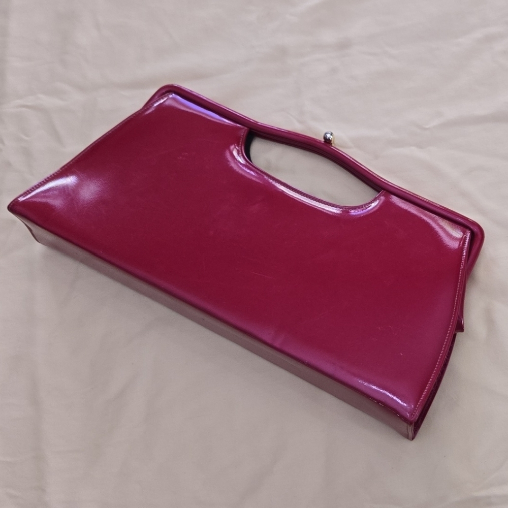 Elegant Burgundy Clutch